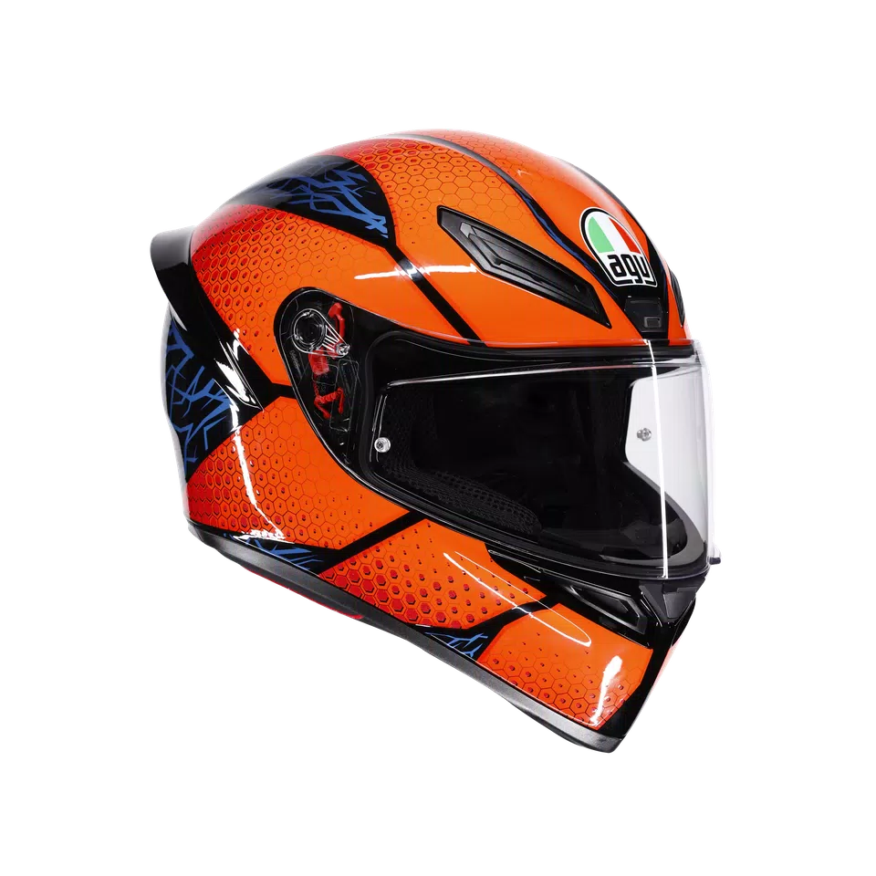 AGV K1 S Helmet - Speedarmor Black/Orange/Blue - image 1