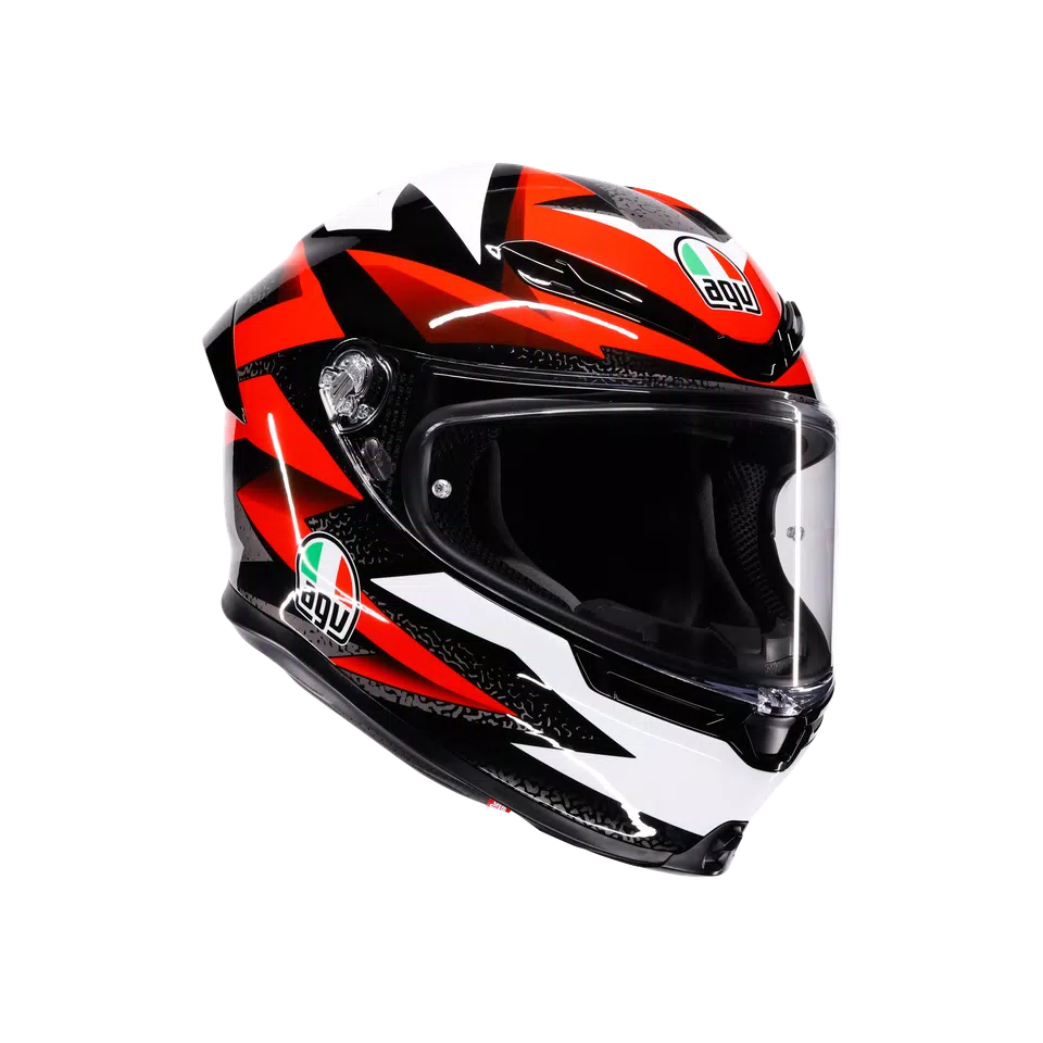AGV K6 S Helmet - Braven Black/Red/White - image 1