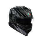 AGV K7 Helmet - Damascus Black/Silver - image 1