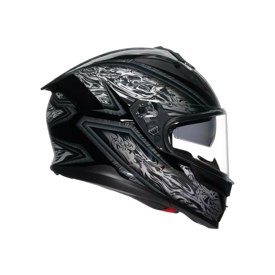 AGV K7 Helmet - Damascus Black/Silver - image 3