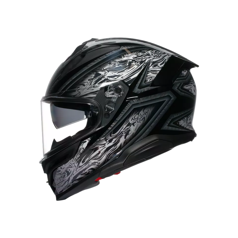 AGV K7 Helmet - Damascus Black/Silver - image 4