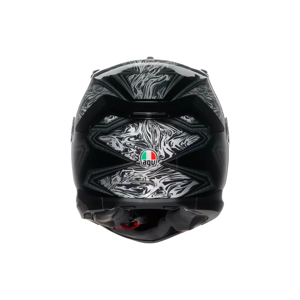 AGV K7 Helmet - Damascus Black/Silver - image 5