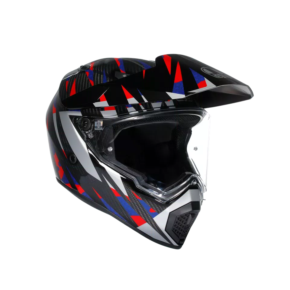AGV AX9 Helmet - Steppa Carbon/Red/Blue - image 1