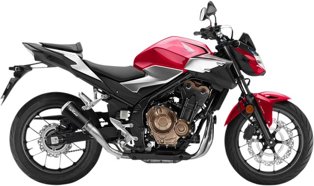 LeoVince LV-10 Muffler 15236CNU - Honda CB500F/CB500X/CBR500R 2019-2025; Honda NX500 2024-2026; Honda CB500 Hornet 2024-2026