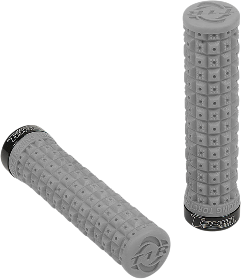 TORC1 Defy Lock On Grips - Soft Gray/Black 2750-0702