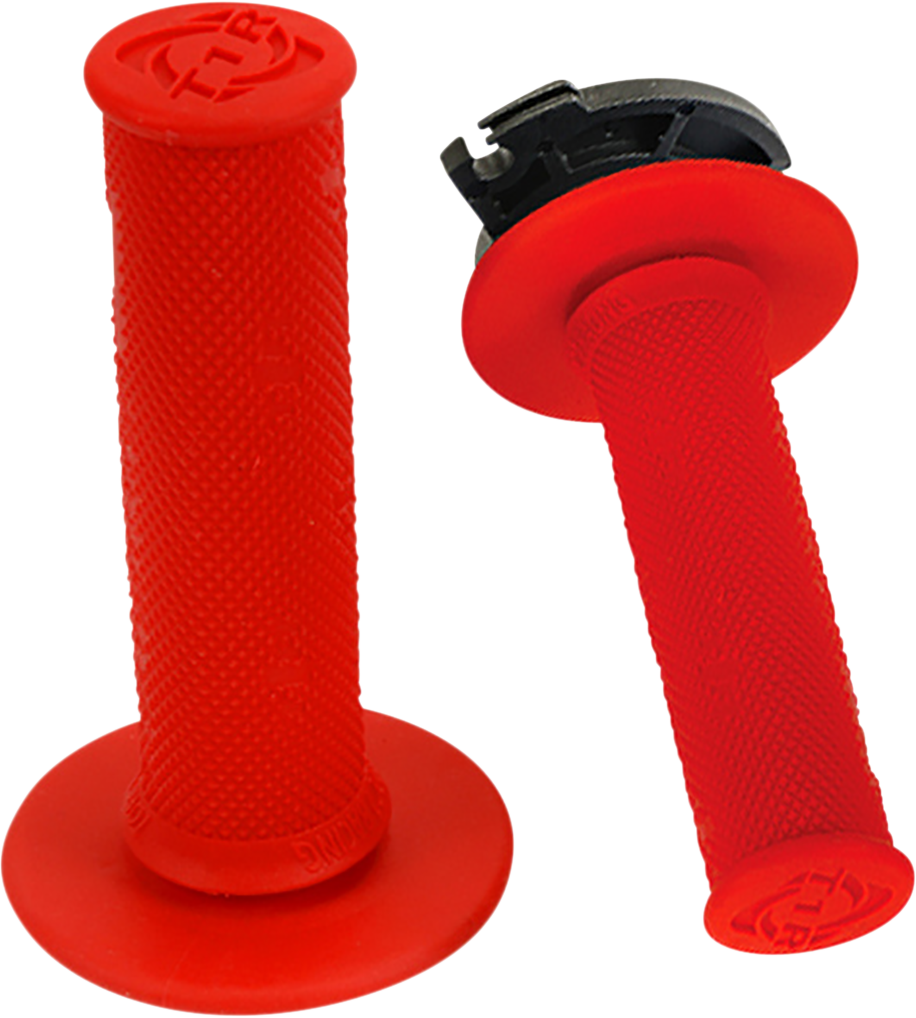 TORC1 Defy Lock-On Grips - Red 4650-0402