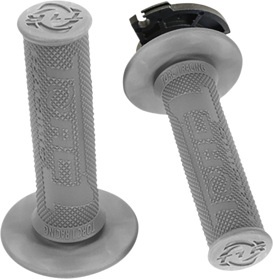 TORC1 Defy Lock-On Grips - Gray 4650-0702