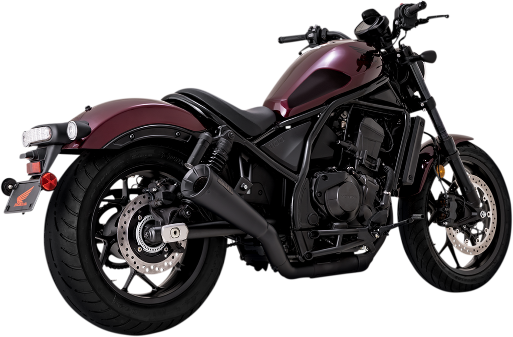 VANCE & HINES Upsweep Slip-On Muffler - Black - Rebel 1100 48425