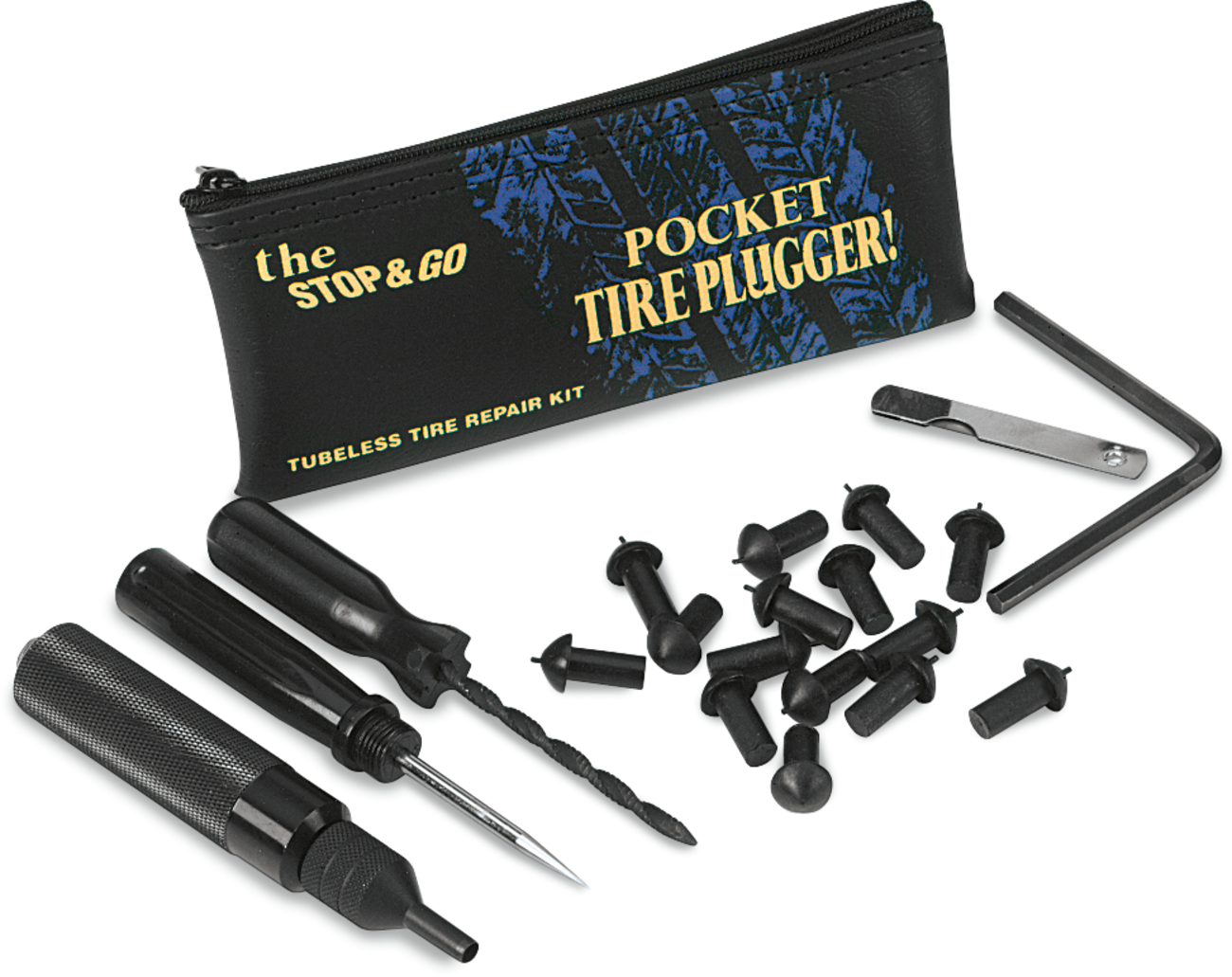 STOP & GO INTERNATIONAL Pocket Tire Plugger Kit - Tire Plugger / Pocket / Kit 0364-0001