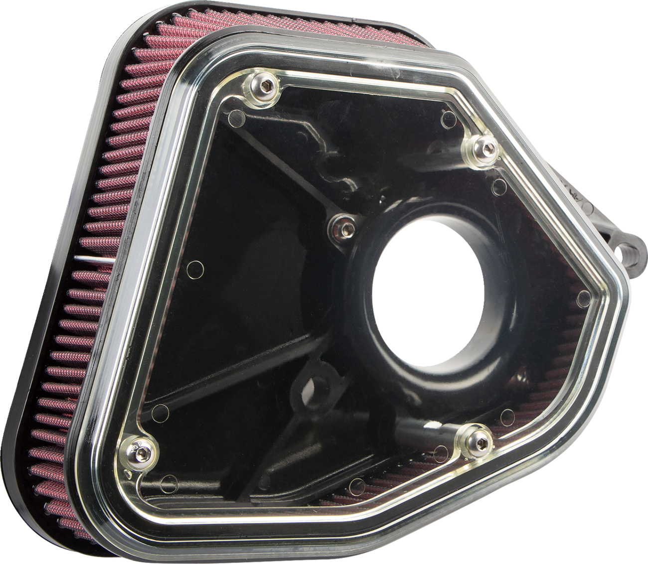 ALLOY ART Boom Box Air Cleaner Kit - Black Cover 1010-3173