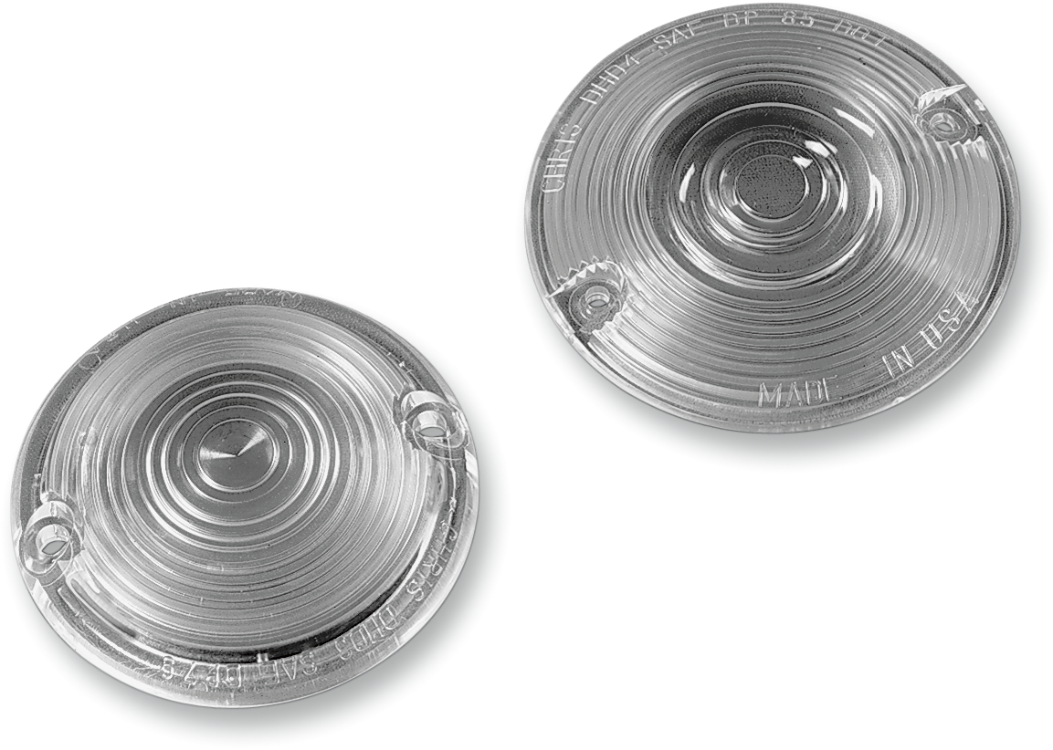 CHRIS PRODUCTS Turn Signal Lens - '63-'85 FL / Clear DHD3C