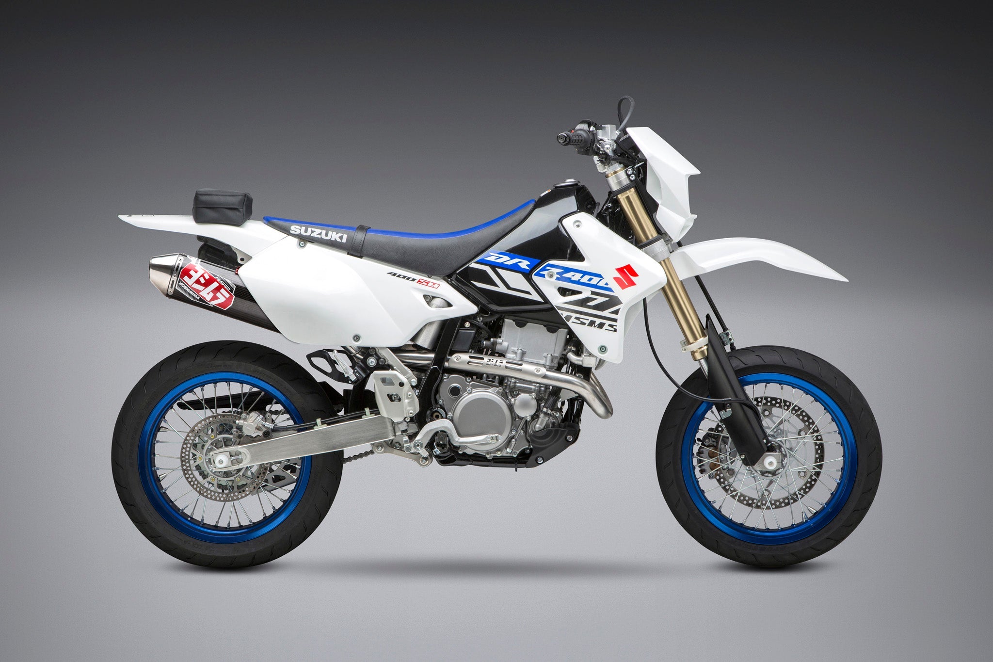 Yoshimura DR-Z400S/SM 00-24 RS-2 Stainless Full Exhaust, w/ Carbon Fiber Muffler