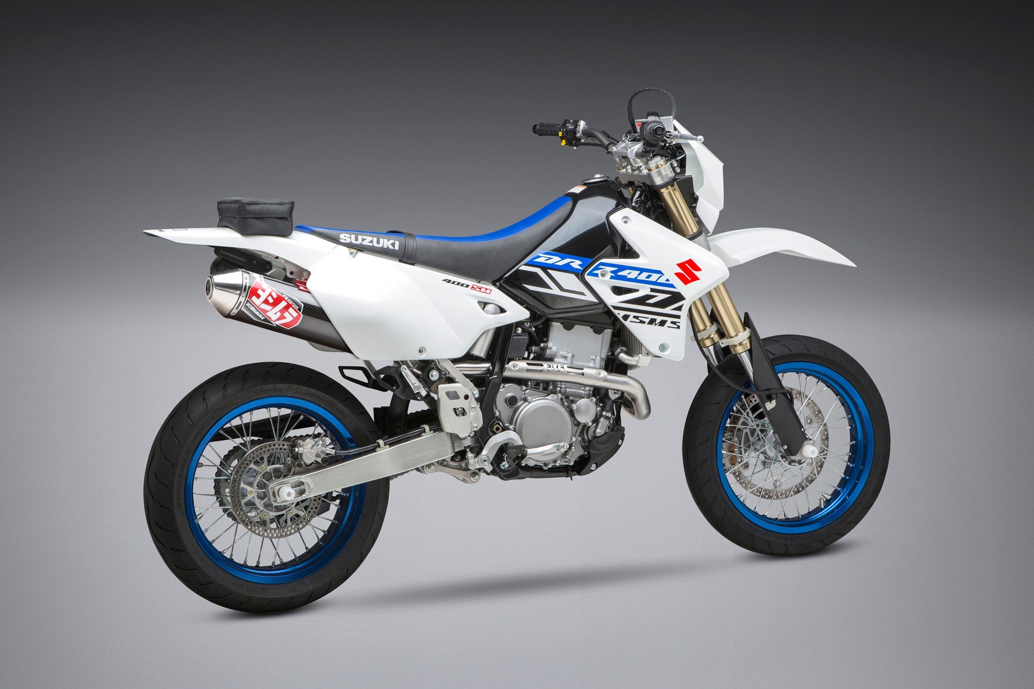 Yoshimura DR-Z400S/SM 00-24 RS-2 Stainless Full Exhaust, w/ Carbon Fiber Muffler