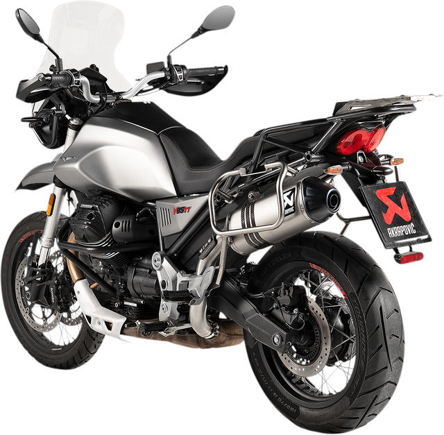 AKRAPOVIC Slip-On Muffler - Moto Guzzi V85 TT S-MG8SO2-HFTT 2019-2026