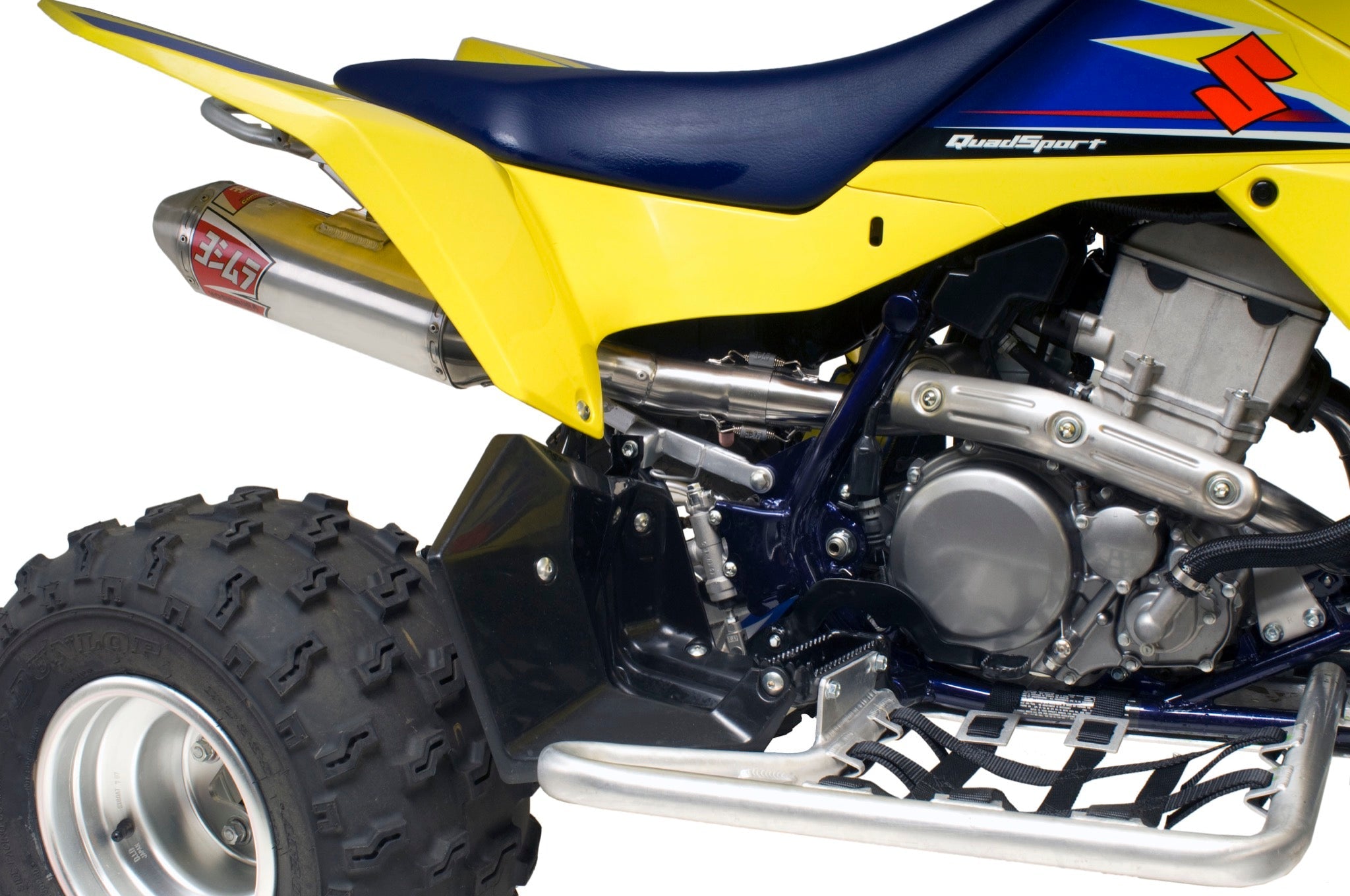 Yoshimura Suzuki/kawasaki LTZ400 03-14 RS-2 Stainless Full Exhaust, w/ Aluminum Muffler