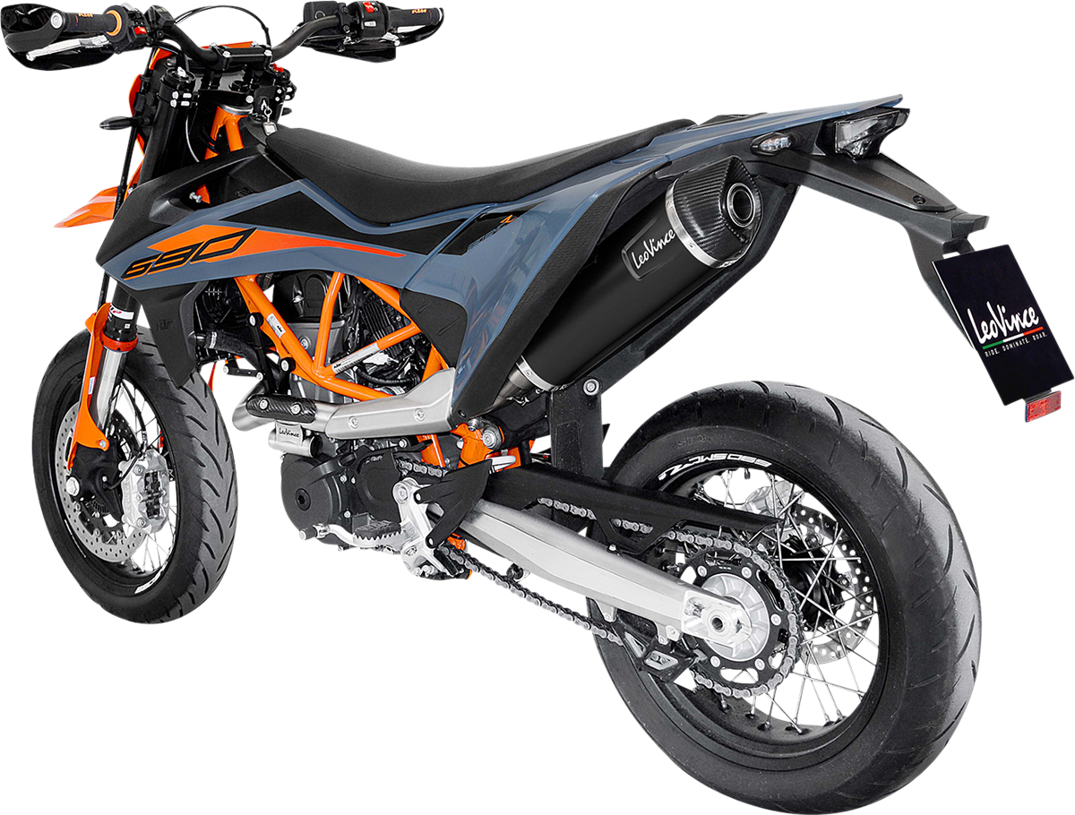 LEOVINCE Nero Exhaust System - Black Stainless - KTM 690 14073U