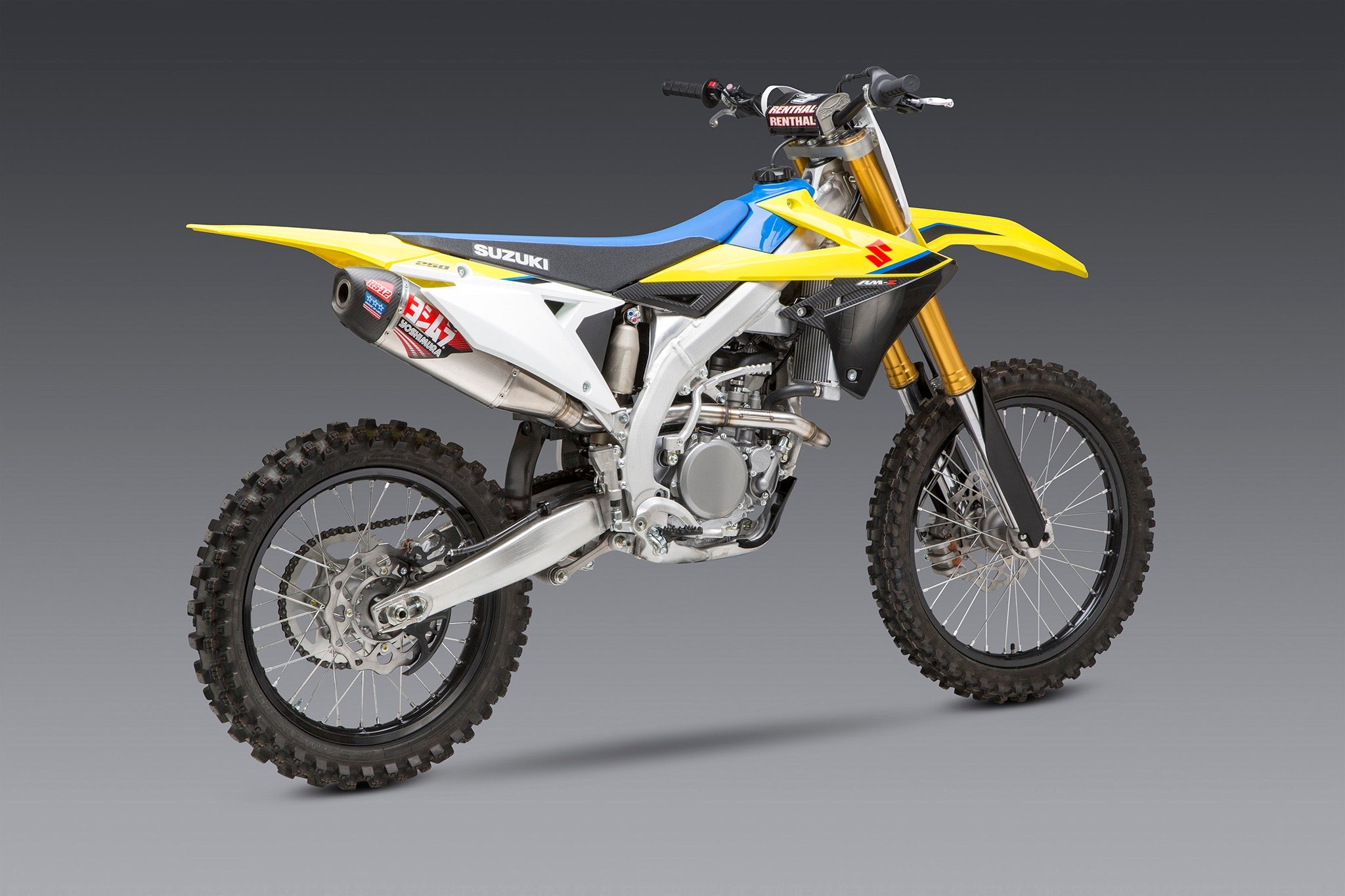 Yoshimura RM-Z250 19-26 RS-12 Stainless Full Exhaust, w/ Aluminum Muffler