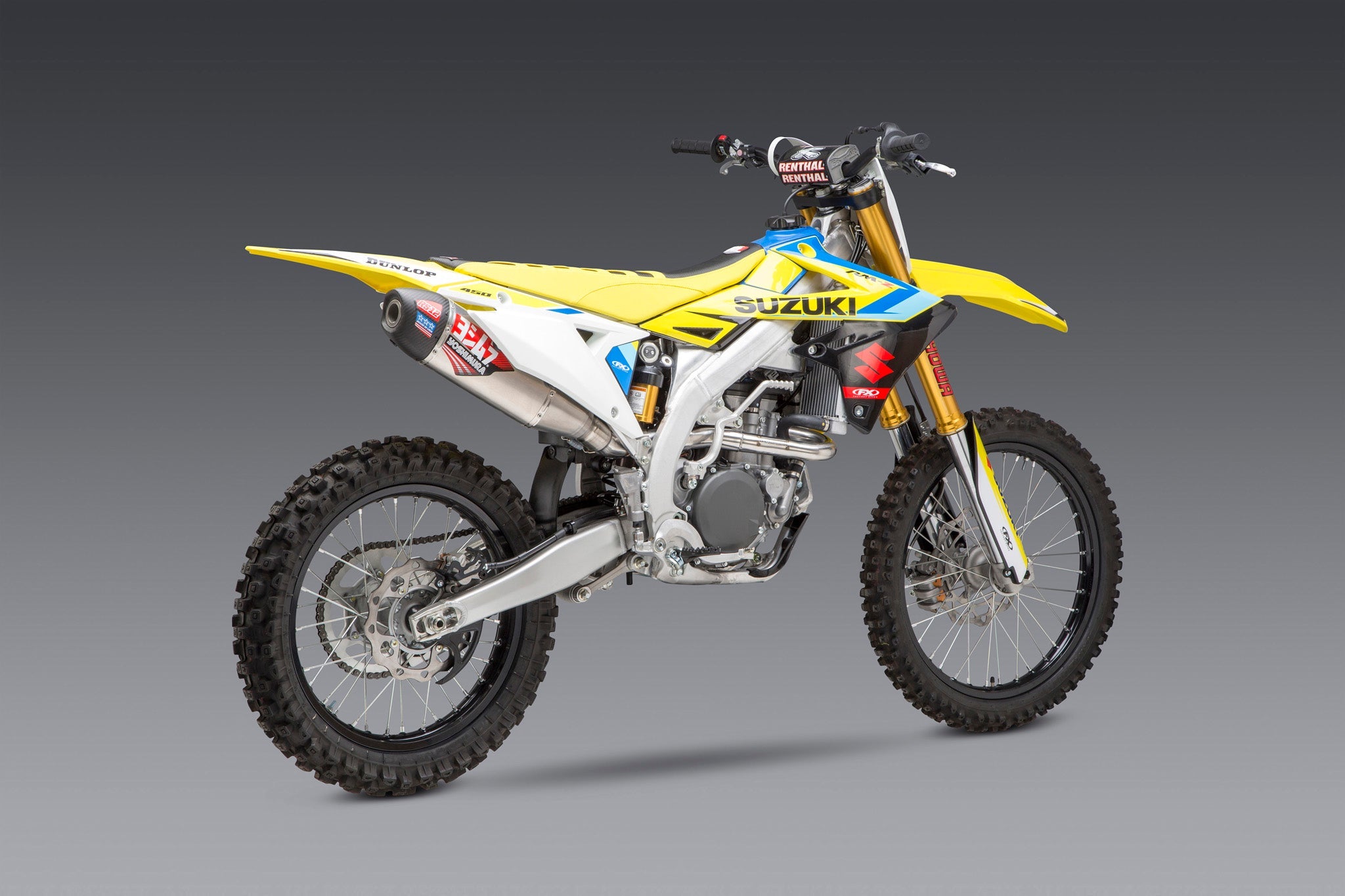 Yoshimura RM-Z450 18-26 RS-12 Stainless Full Exhaust, w/ Aluminum Muffler