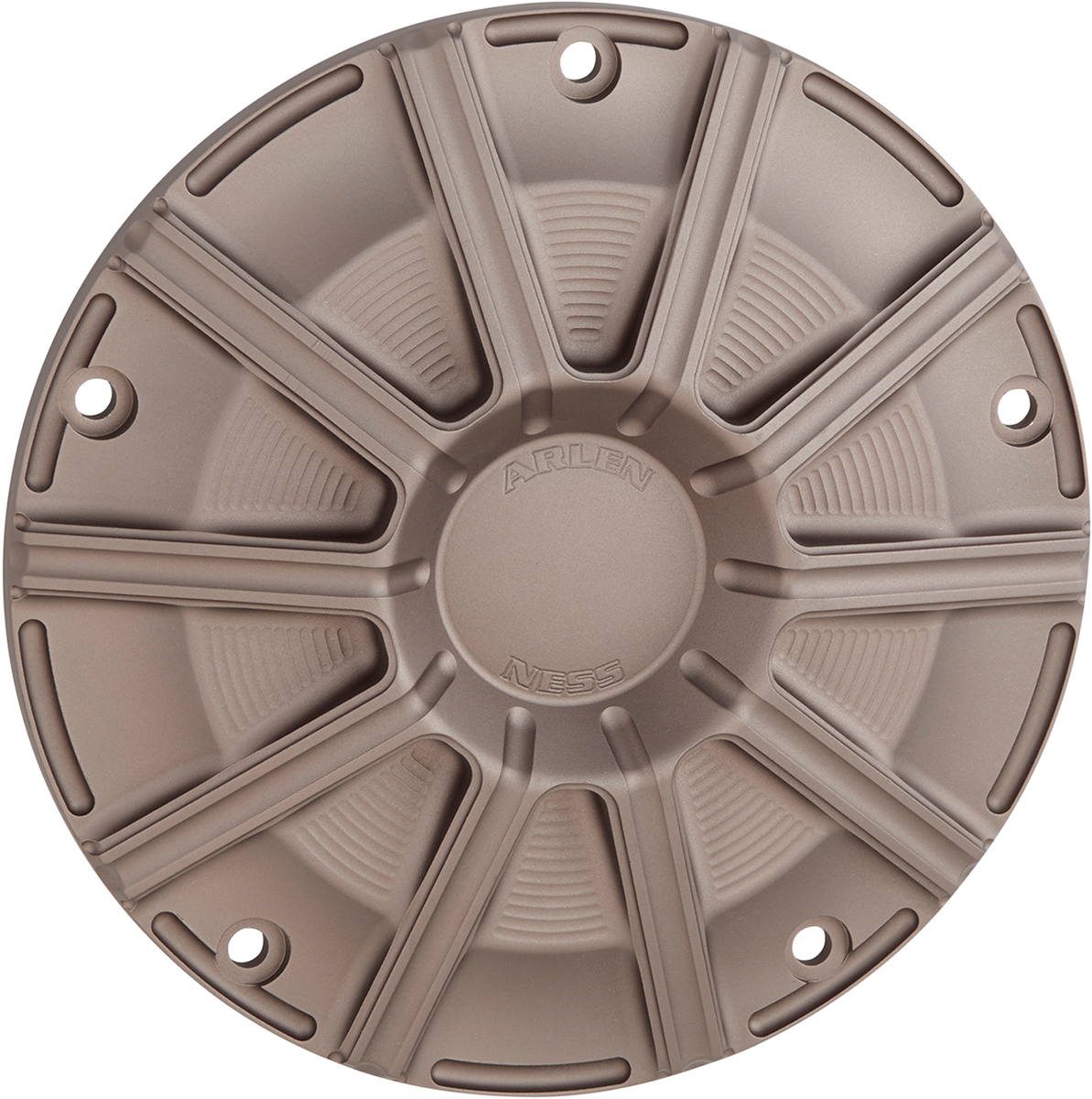 ARLEN NESS 10-Gauge Derby Cover - Titanium / Touring/Trike 1107-0652