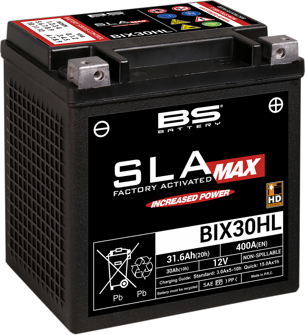 BS BATTERY SLA MAX Factory- Activated AGM Maintenance-Free Battery