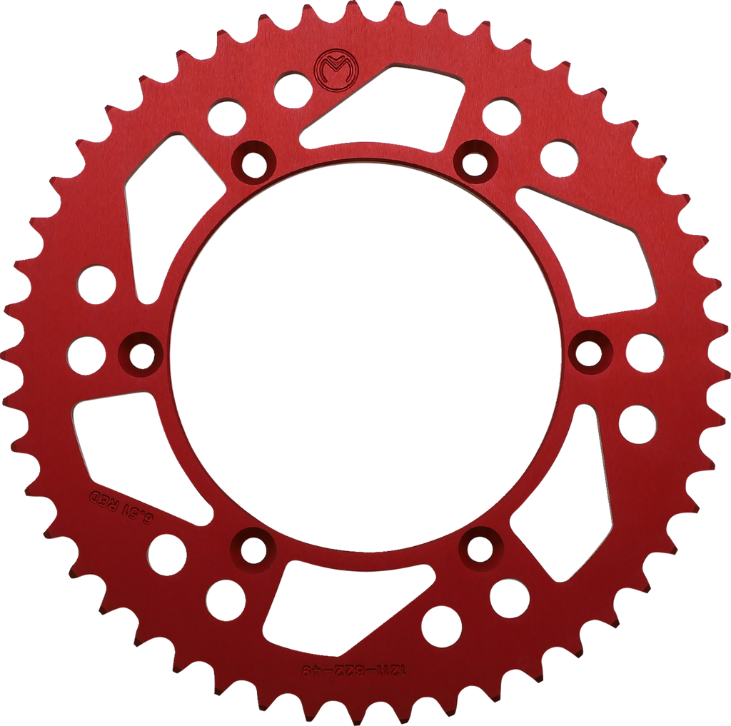 MOOSE OFFROAD Rear Aluminum Sprocket - Rear Sprocket / 49 Tooth 1211-1651