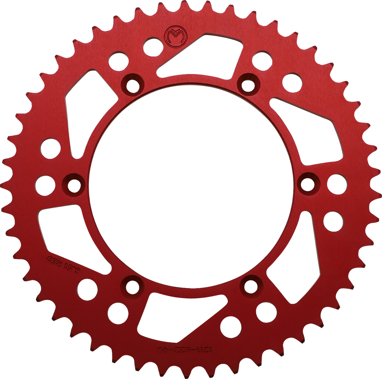 MOOSE OFFROAD Rear Aluminum Sprocket - Rear Sprocket / 49 Tooth 1211-1651