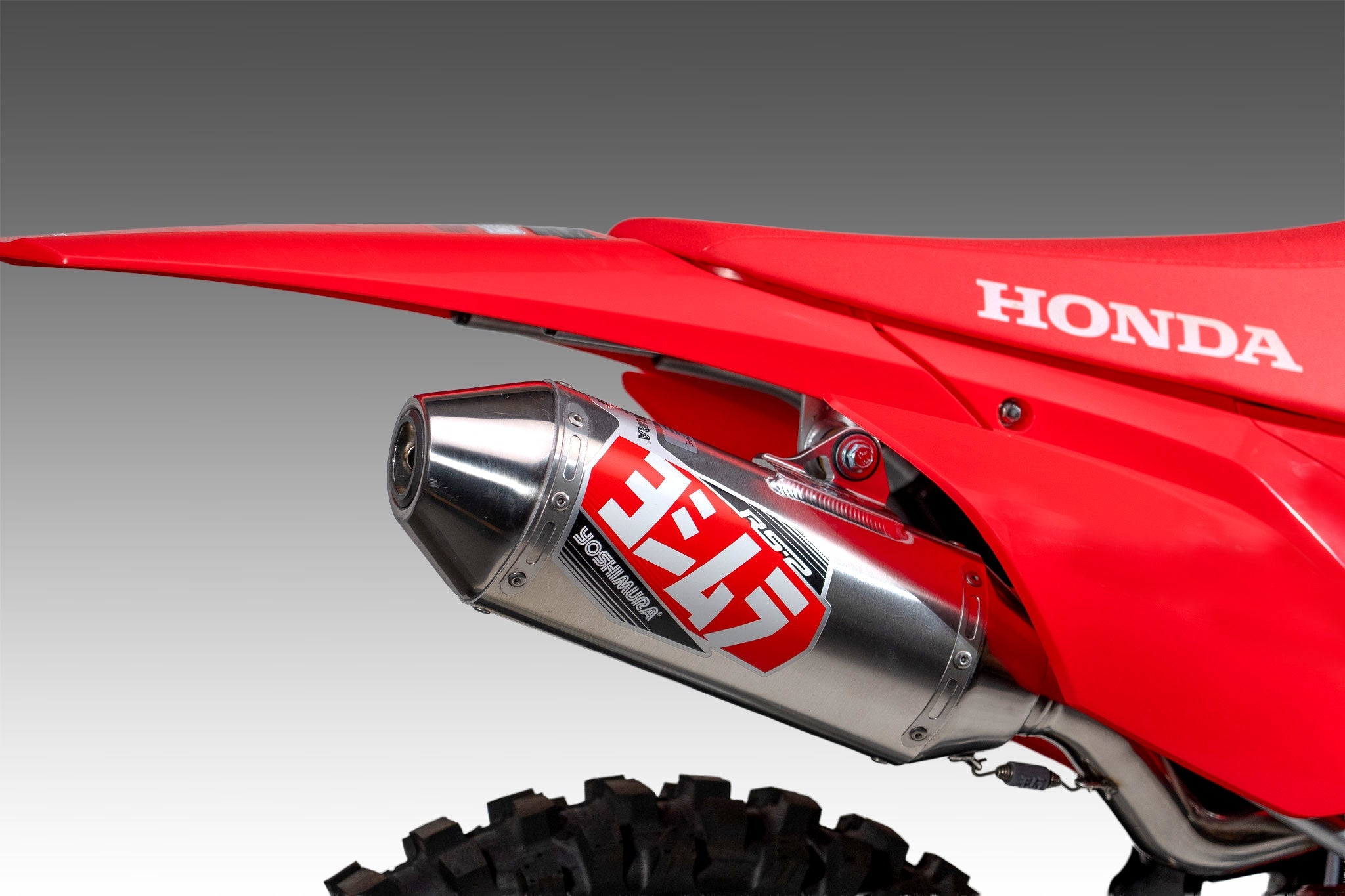 Yoshimura CRF250F 19-25 / CRF300F 2026 RS-2 Stainless Full Exhaust, w/ Aluminum Muffler