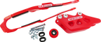 T.M. DESIGNWORKS Chain Guide and Slider Kit - Chain Guide/Slider / Red / Honda 1231-1546