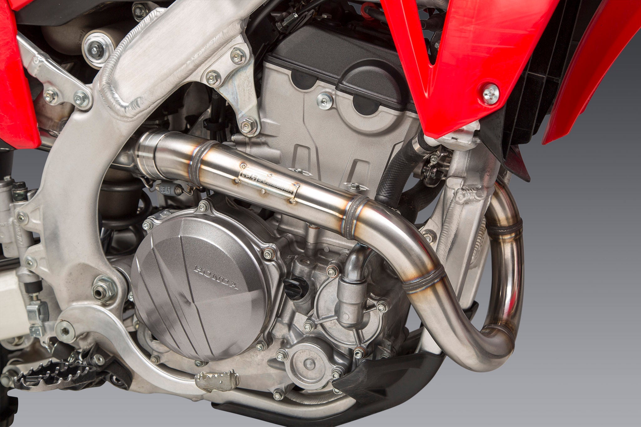 Yoshimura CRF250R/RX 22-24 RS-12 Stainless Full Exhaust, w/ Stainless Muffler