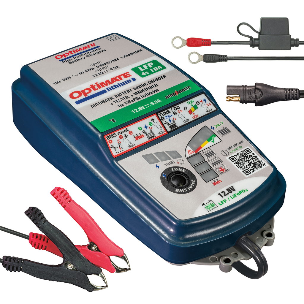 TECMATE OptiMate™ Lithium LFP 4S Battery Charger and Maintainer - Battery Charger/Maintainer / Lithium 3807-0576
