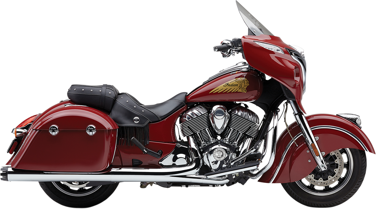COBRA Dual Cut Slip-On Mufflers - Chrome 5208