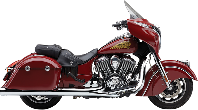 Cobra Neighbor Hater Series Mufflers - Chrome - Chieftain/Challenger/Roadmaster/Springfield
