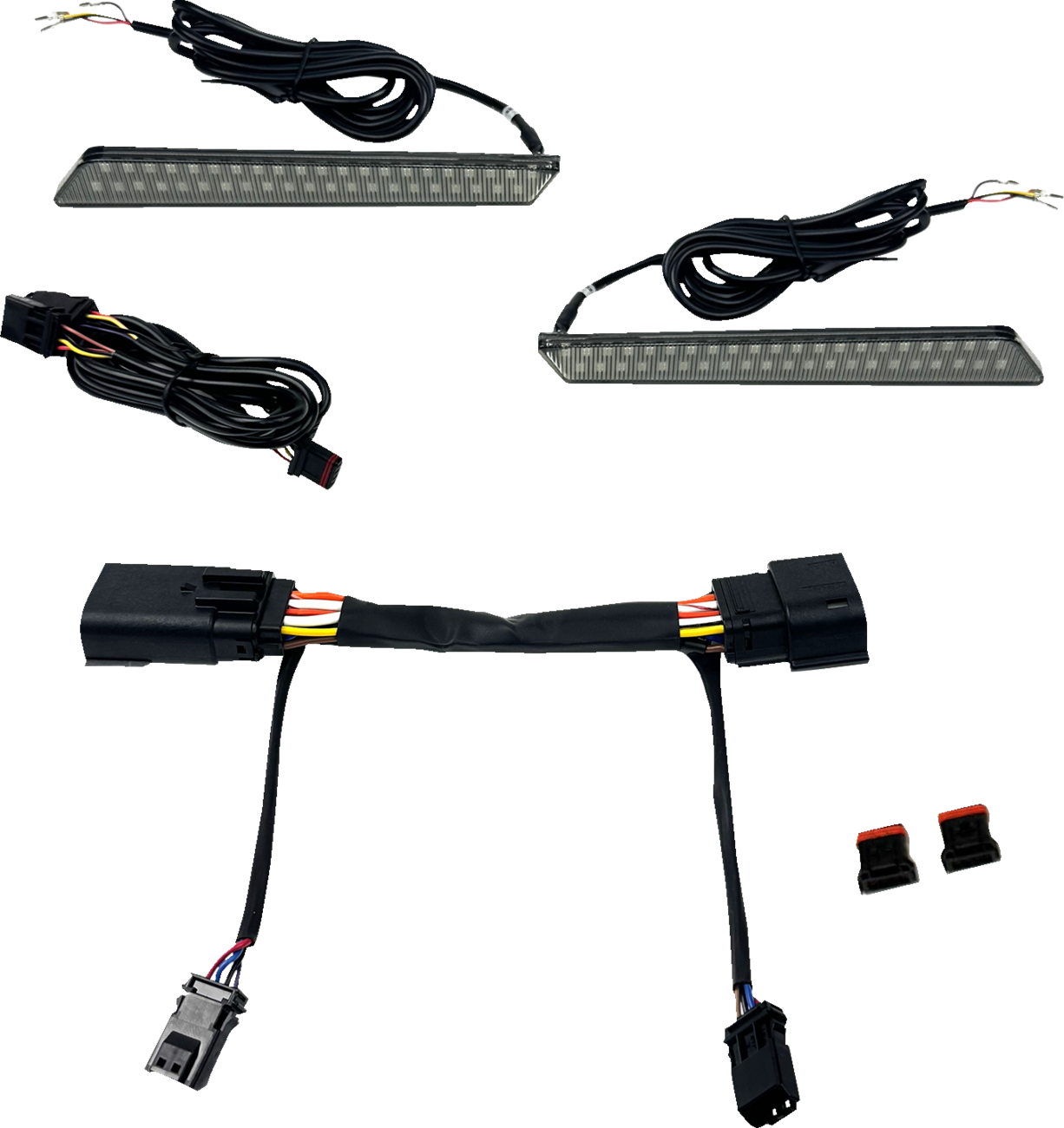 CUSTOM DYNAMICS LED Latch Lights - Saddlebag / Smoke Lens 2040-3234