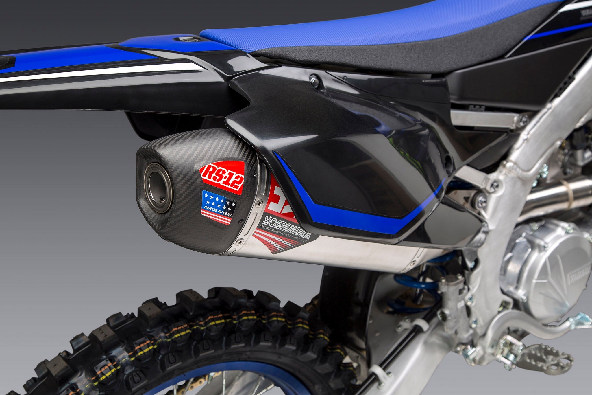 Yoshimura YZ450F 20-22 / WR450F 21-23 RS-12 Stainless Full Exhaust, w/ Aluminum Muffler