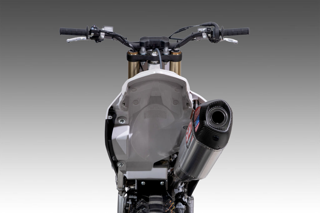 Yoshimura YZ450F 2026 RS-12 Stainless Slip-On Exhaust, w/ Aluminum Muffler