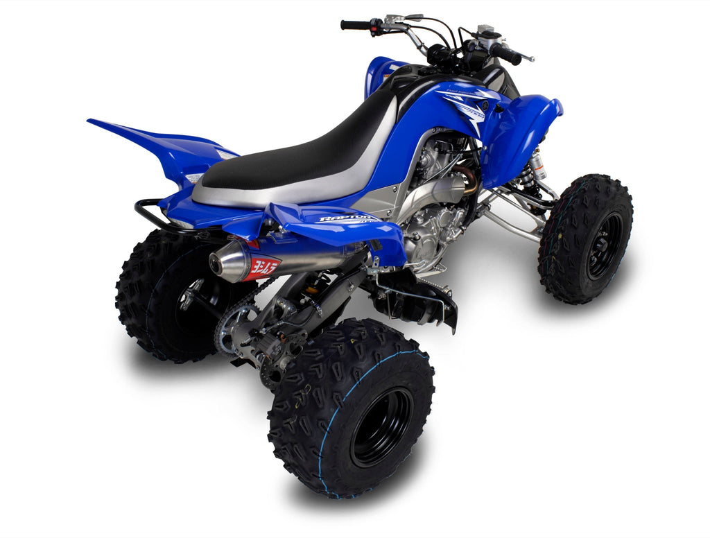 Yoshimura Raptor 700/R/SE 06-26 RS-2 Stainless Slip-On Exhaust, w/ Aluminum Muffler