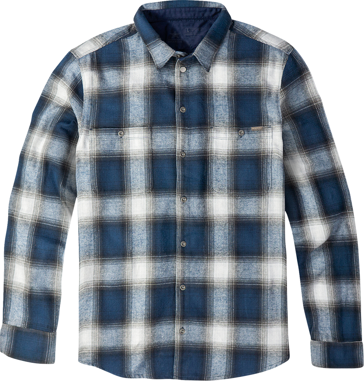 American Biker Mr Piston Flannel Shirt - Blue / 3XL 3040-3517