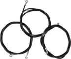LA CHOPPERS Brake Line Kit - Brake Line / Black 1741-6507