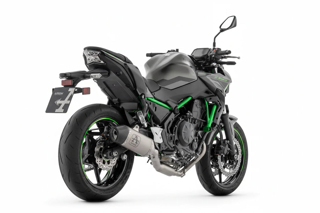 Arrow Kawasaki Z650 / Ninja 650 / Versys 650 E5+ 2025 Full System With Veloce Titanium Silencer - 77501vl