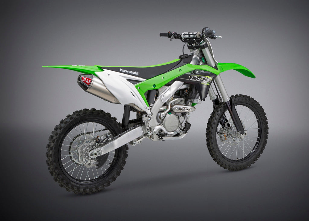 Yoshimura KX250F 17-20 RS-4 Stainless Slip-On Exhaust, w/ Aluminum Muffler