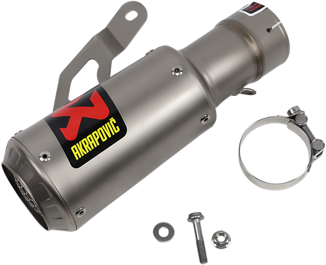 AKRAPOVIC Slip-On Line Muffler - Titanium S-B10SO11-CBT - BMW S1000 RR/M1000 RR 2019-2026; BMW S1000 R/M1000 R 2021-2026
