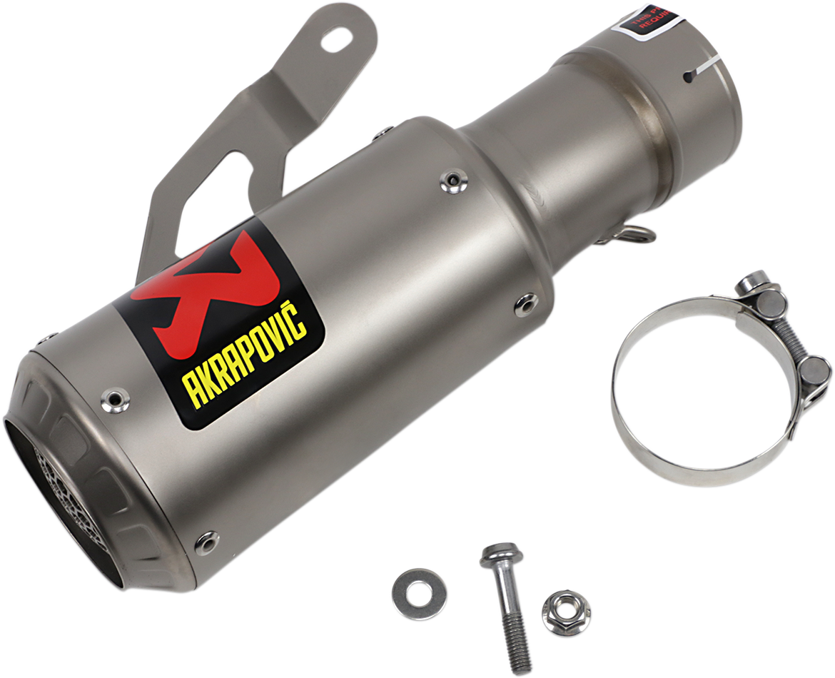 AKRAPOVIC Slip-On Line Muffler - Titanium S-B10SO11-CBT - BMW S1000 RR/M1000 RR 2019-2026; BMW S1000 R/M1000 R 2021-2026
