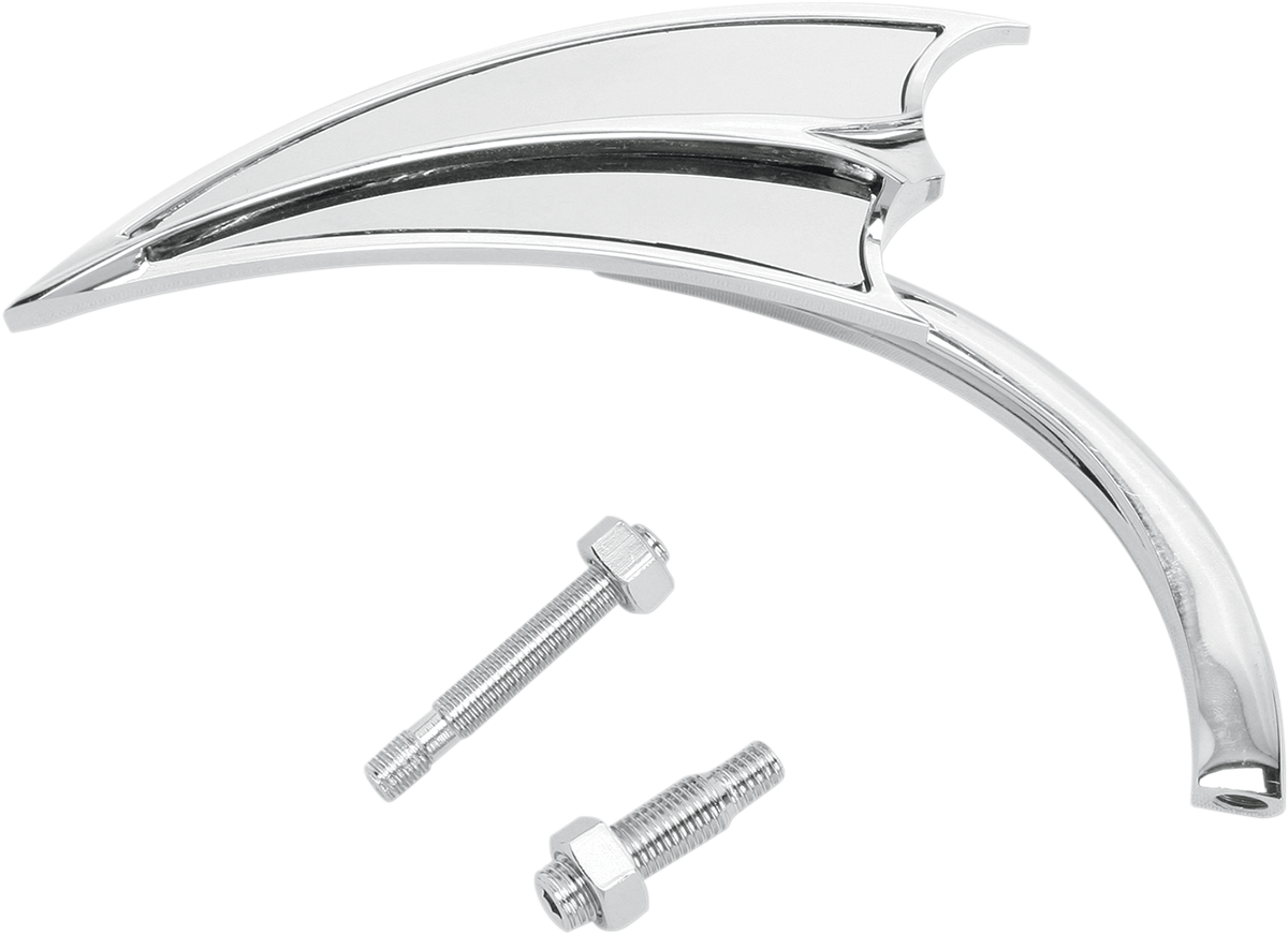 ARLEN NESS Mirror - Micro / Scoop / Side View / Triangle / Chrome / Right 0640-0043
