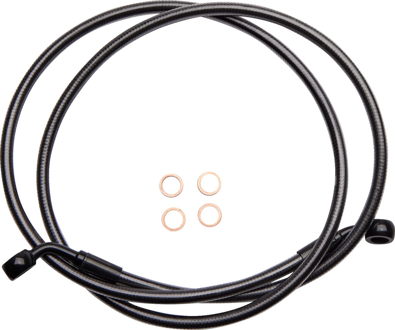 MAGNUM SHIELDING E-Z Align Braided Single Disc Front Brake Line