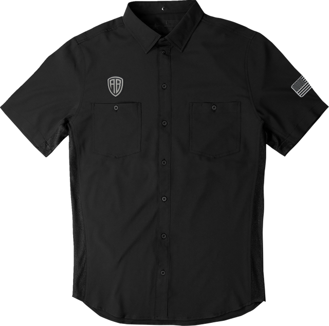 AMERICAN BIKER Let's Ride Vented Shirt - Black/Gray / 4XL 3040-3427