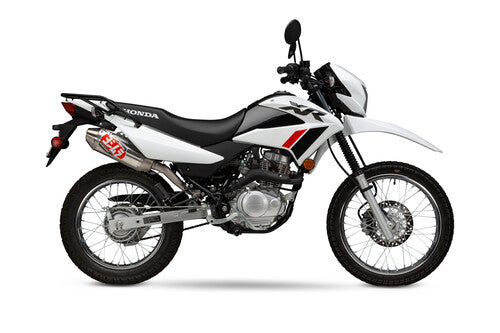 Yoshimura XR150L 23-26 Enduro RS-2 Stainless Slip-On Exhaust, w/ Aluminum Muffler