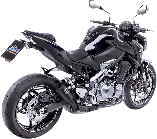 LeoVince LV-10 Slip-On Muffler - Full Black 15204FB - Kawasaki Z900 2017-2025