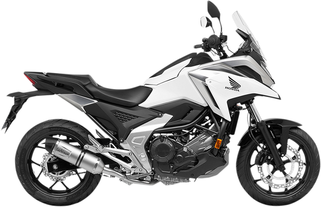 LeoVince LV One EVO Slip-On Muffler - Stainless Steel 14387EU - Honda NC750X 2021-2024