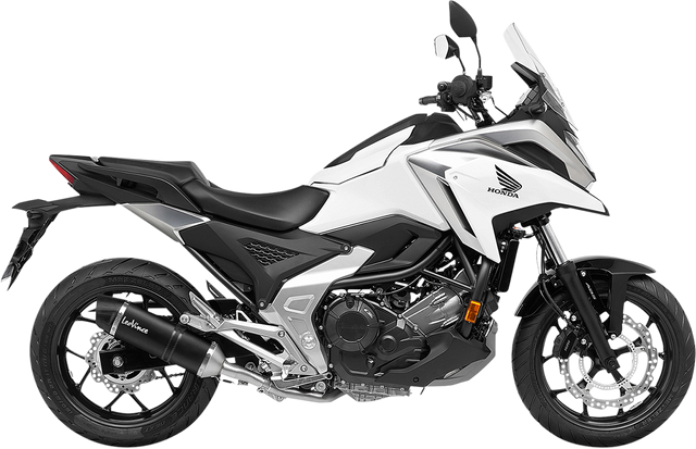 LeoVince LV One EVO Slip-On Muffler - Black Carbon Fiber 14388EU - Honda NC750X 2021-2024
