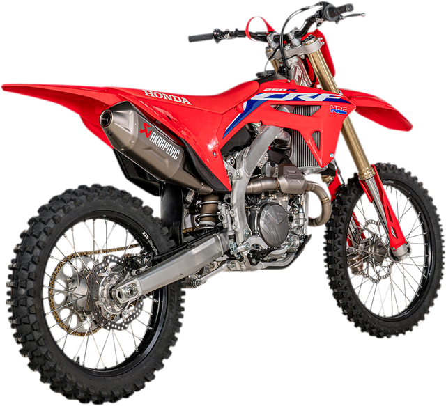 AKRAPOVIC Exhaust System - Titanium – Honda CRF250R/CRF250RX 2022-2026